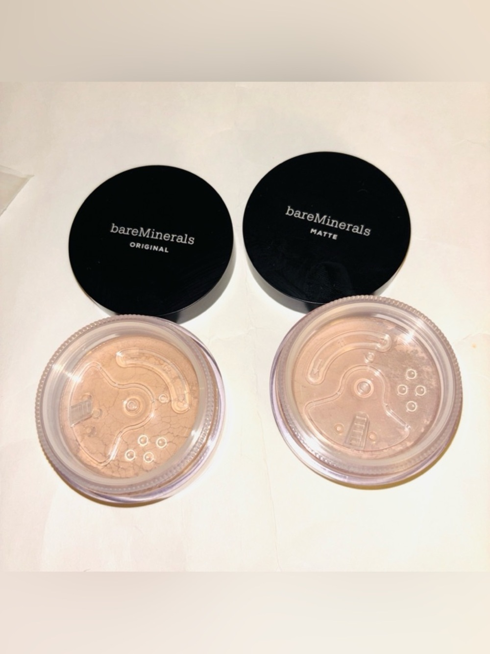Lot Of 2 Bareminerals Foundation Matte Fairly Medium 5 & Original Light Beige 9